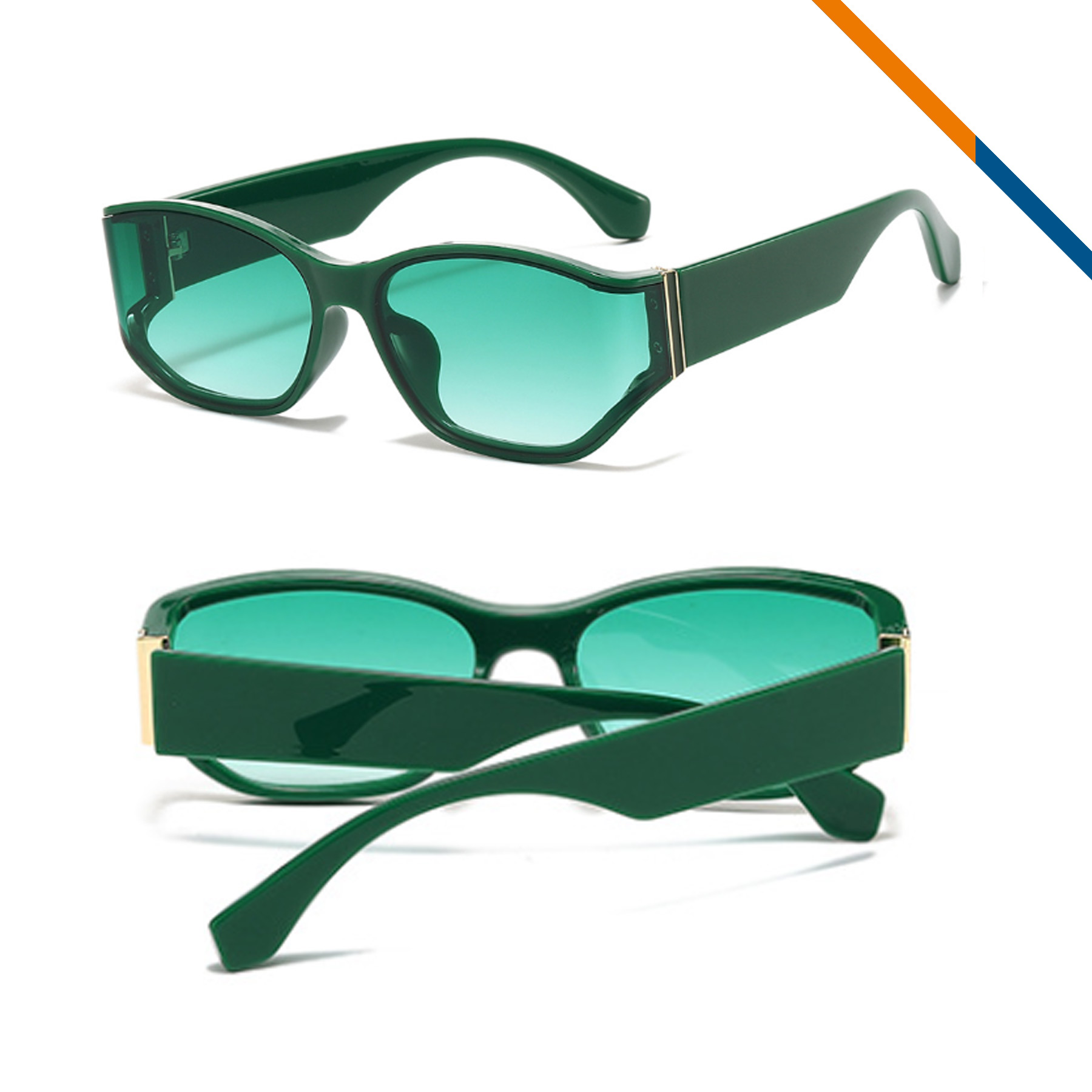 Belto Vintage Oval Sunglasses 2