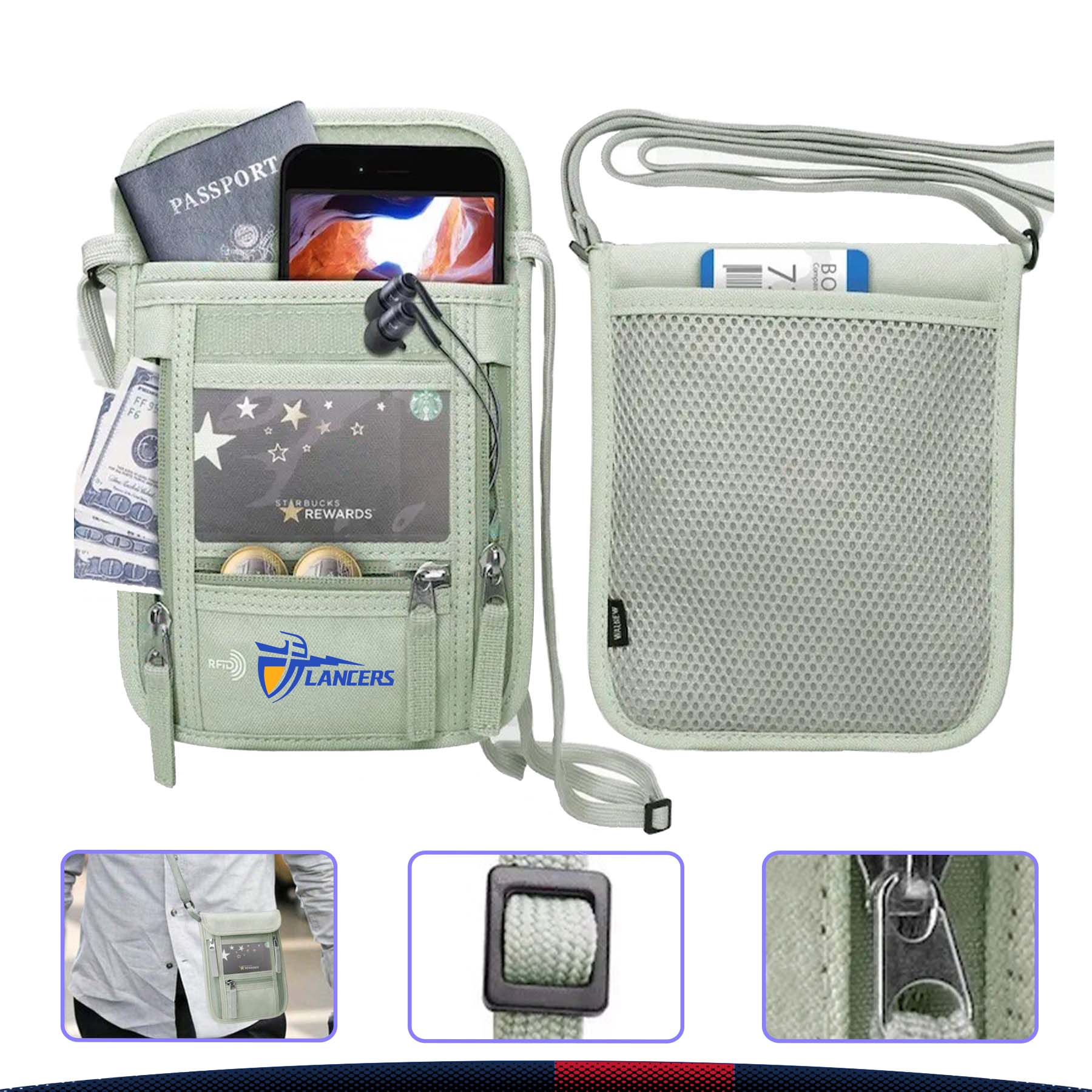 Plimy Travel Passport Bag 2