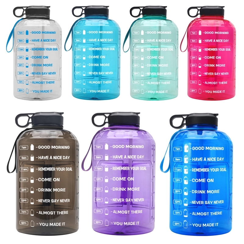 Custom 1 Gallon Water Bottle With Time Marker 7
