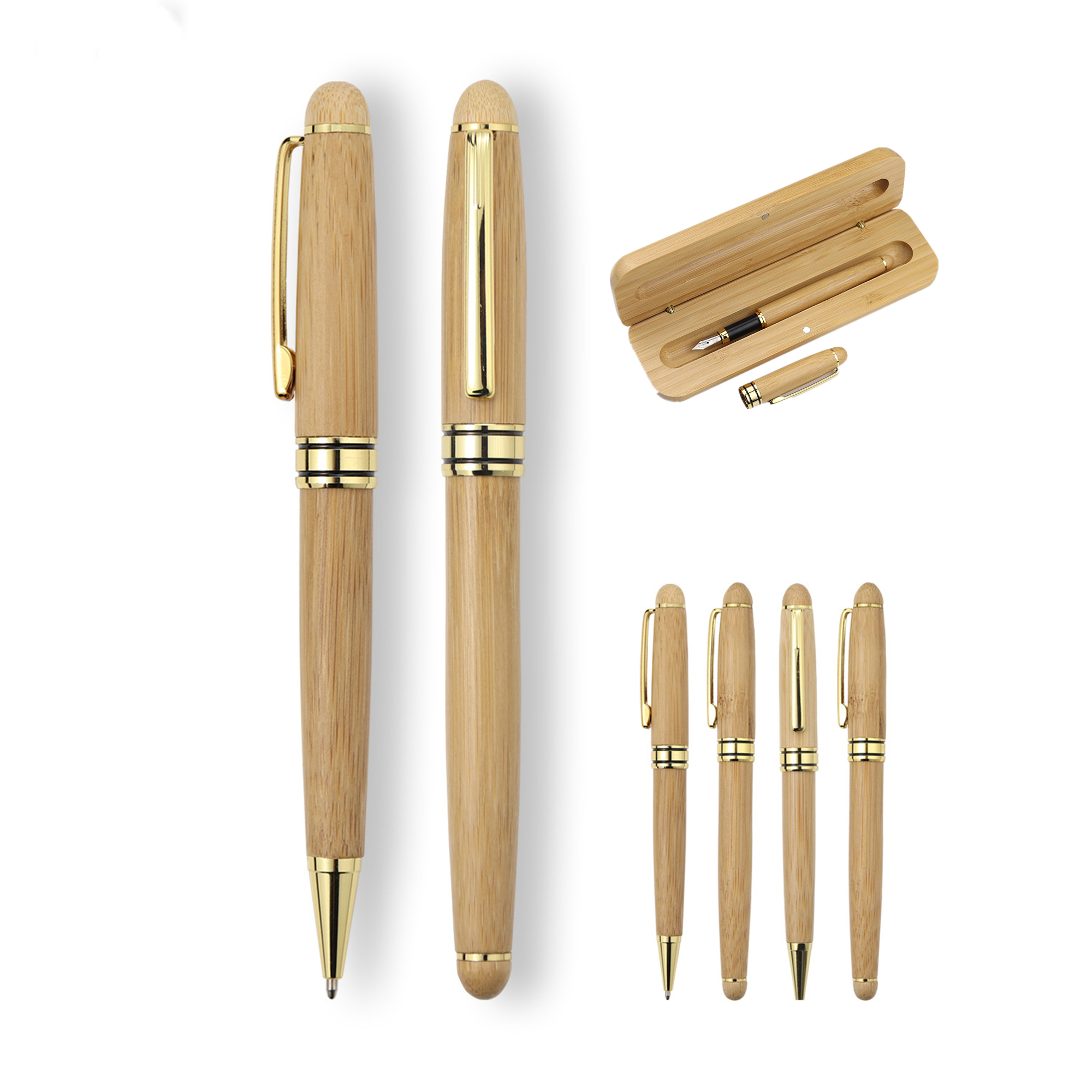 Signature Ballpoint Pen With Wood Case 6