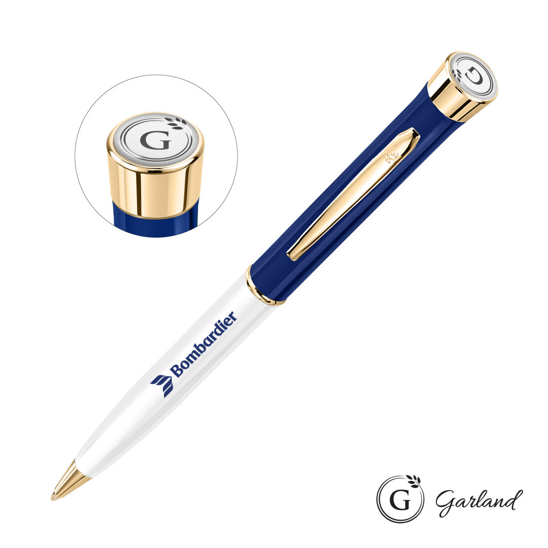 Garland® Patriot Ballpoint Twist Pen - Gold Accent 14