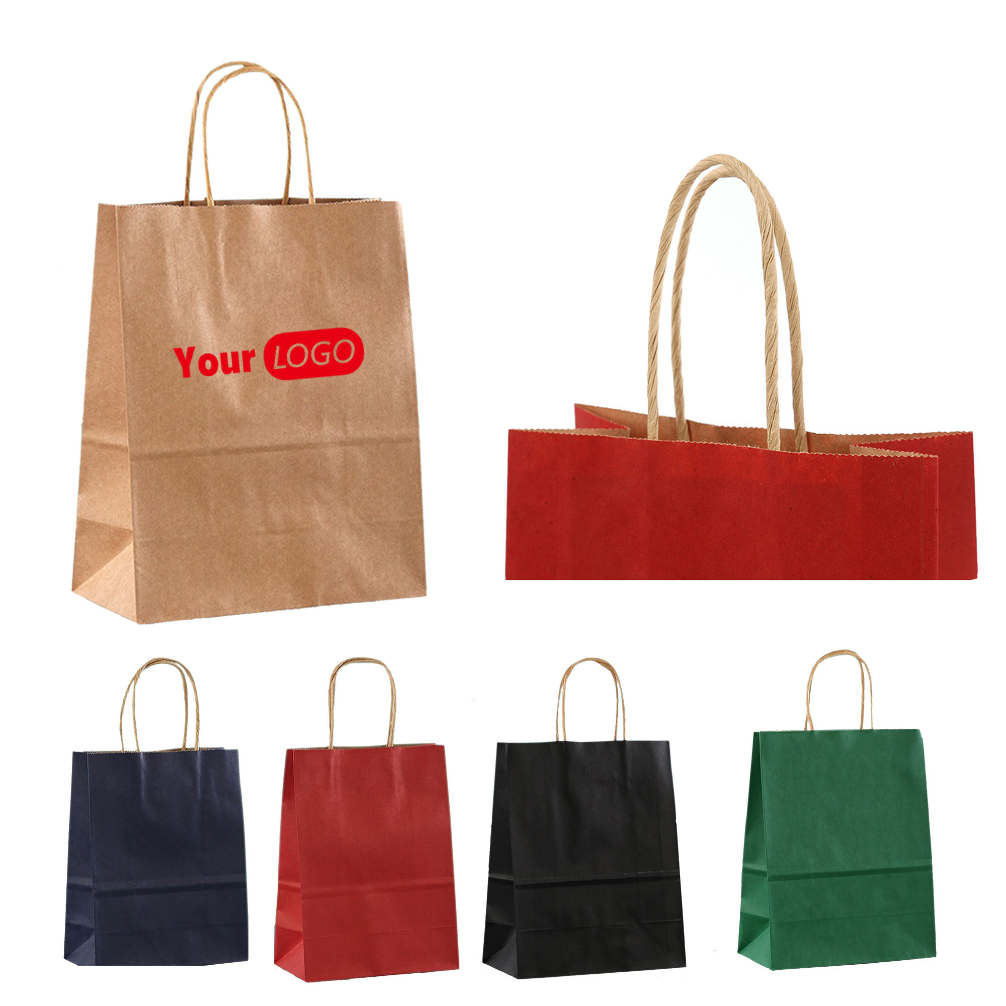 Eco-Friendly Reusable Kraft Paper Gift Bag 2