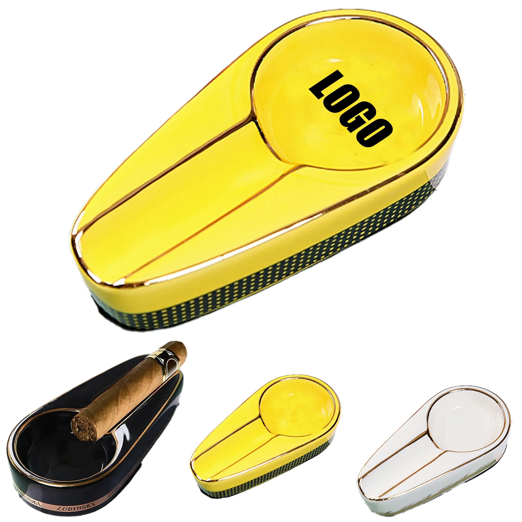 Ceramic Portable Cigar Ashtray Accessories 1