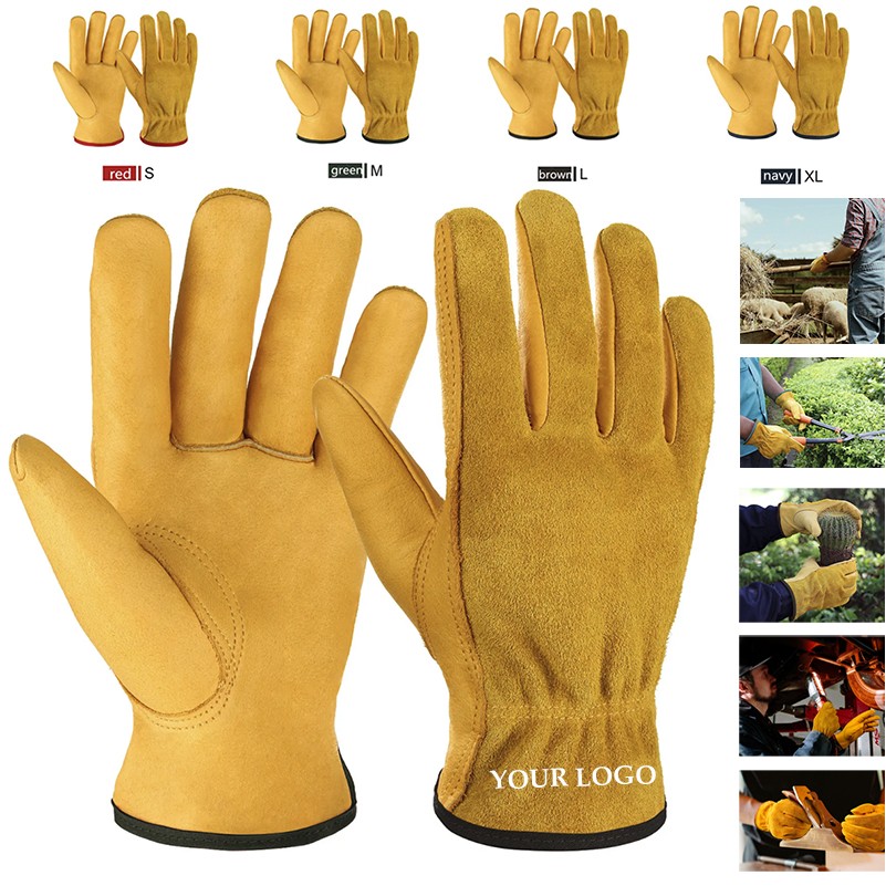 Leather Work Gloves 5