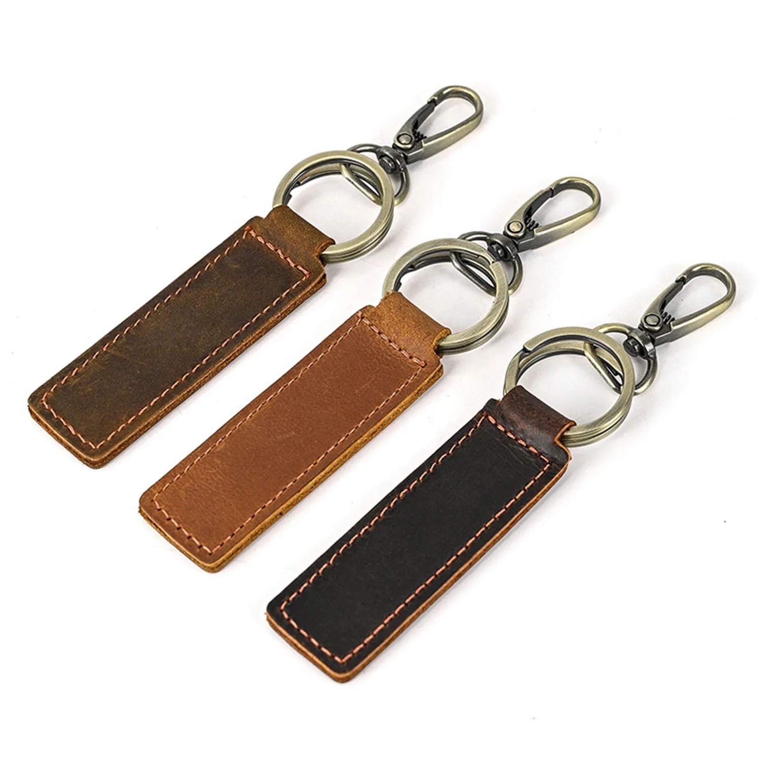 Original Genuine Leather Keychain Pendant 8