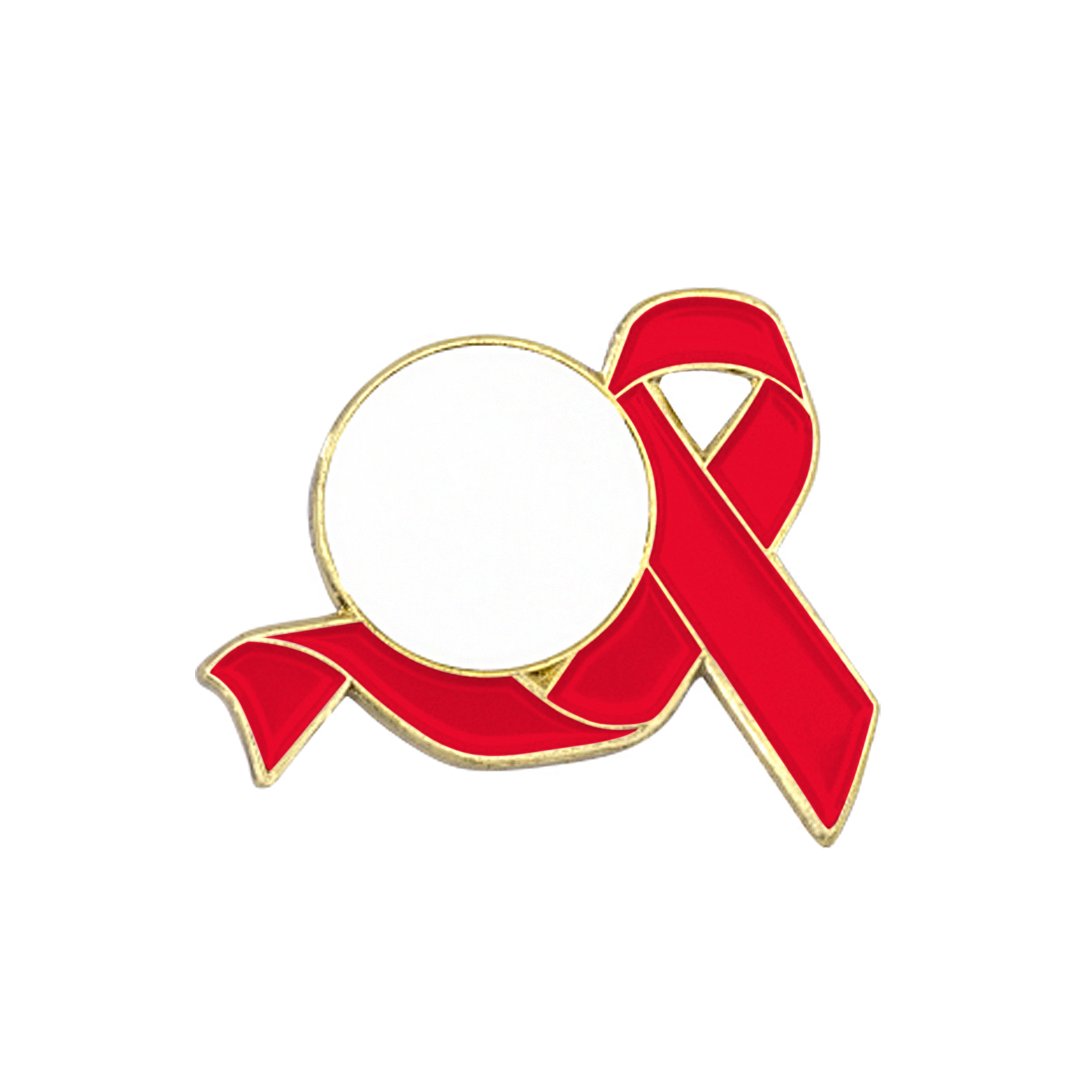 Awareness Ribbon Lapel Pins w/ Custom Logo 19