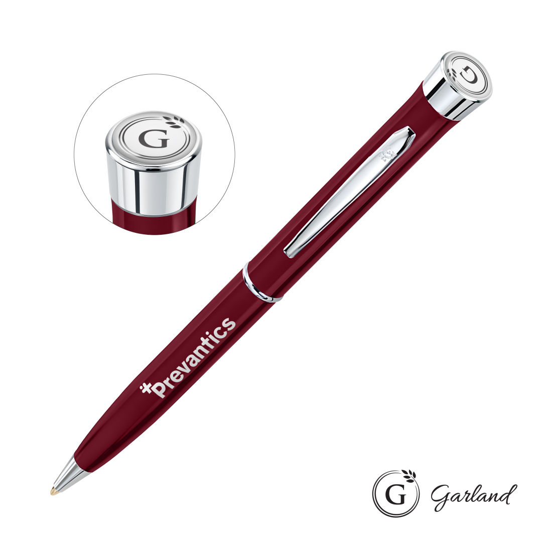Garland® Color Twist Ballpoint Pen - Chrome Accent