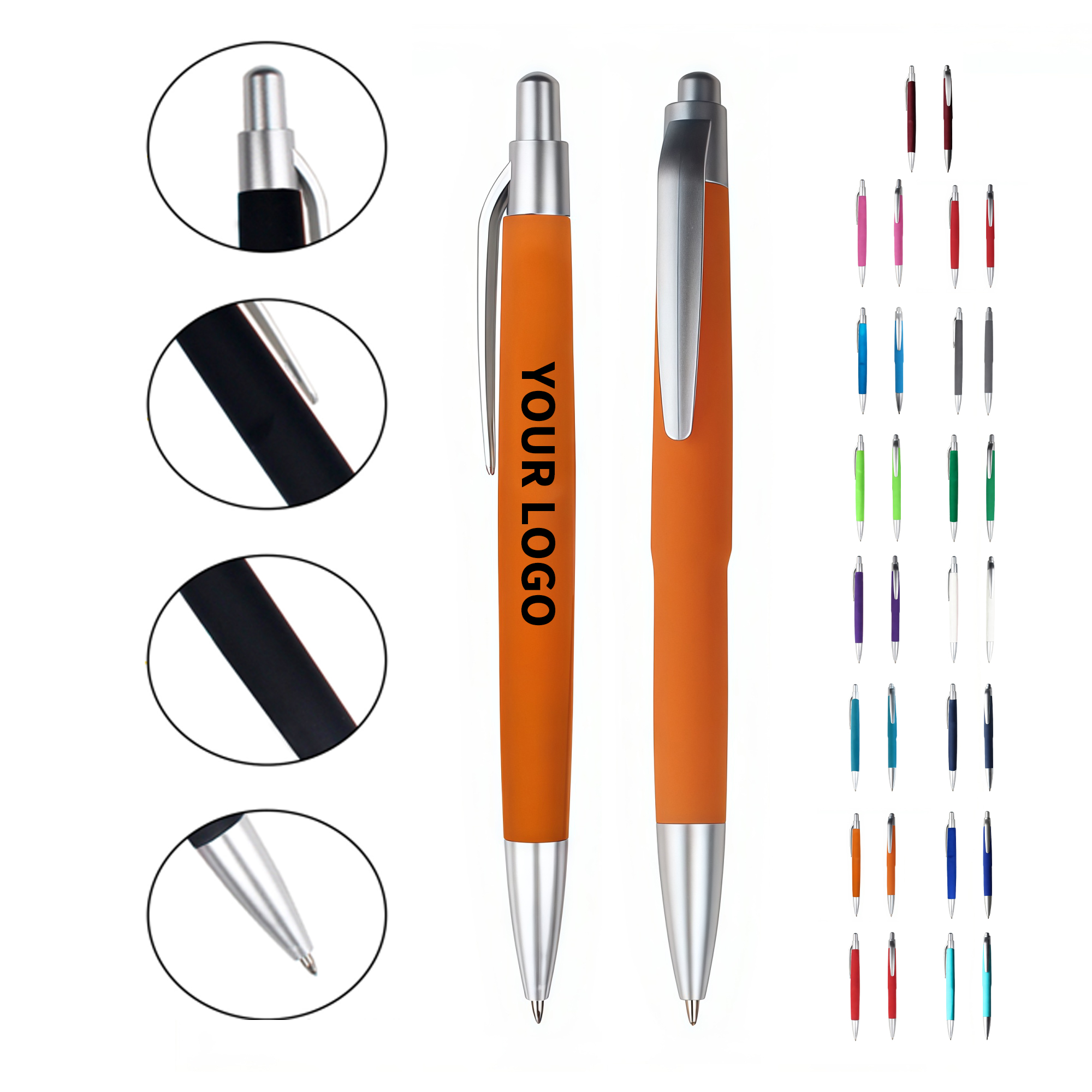 ABS Plastic Promotional Ballpoint Pen With Clip 17
