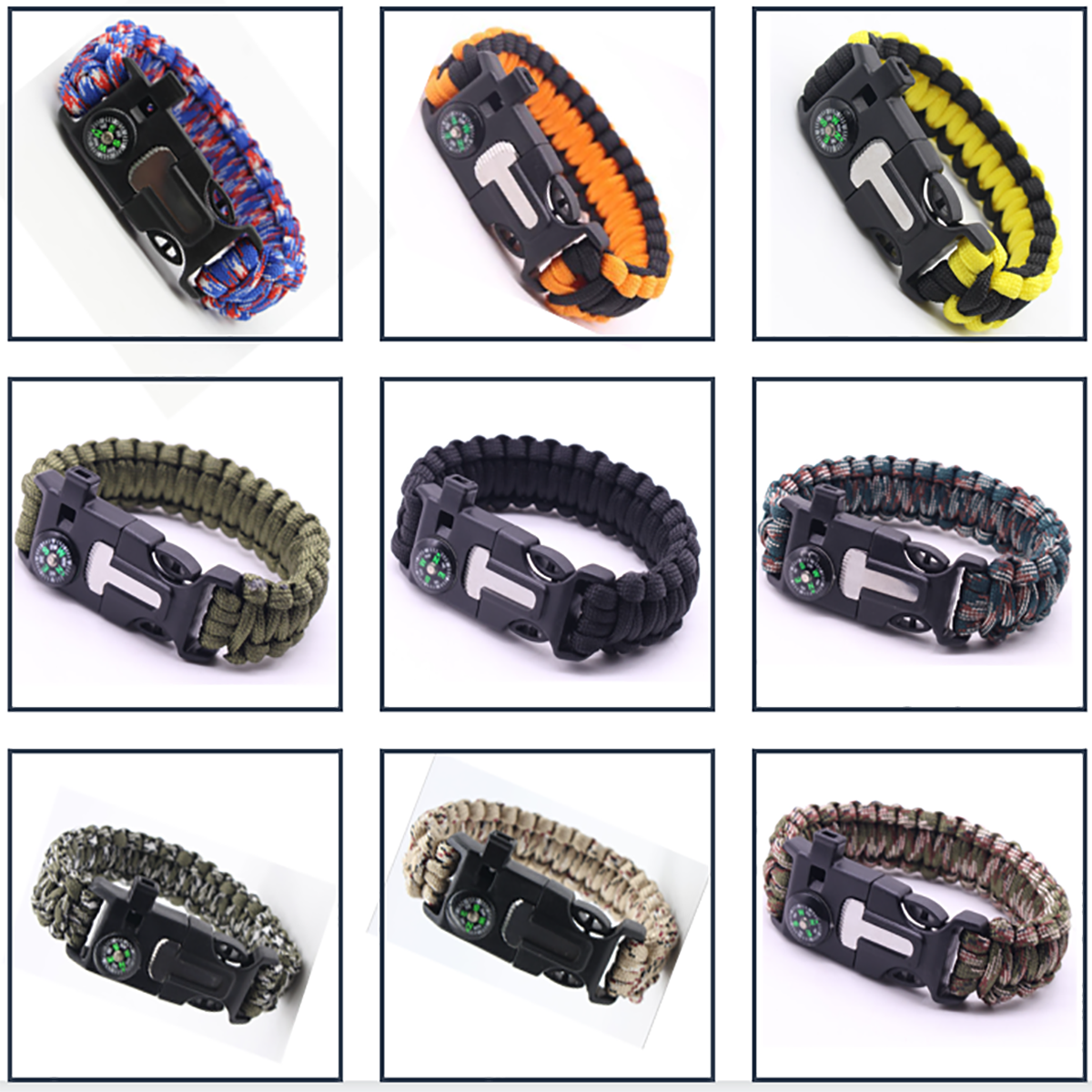 Paracord Survival Bracelet Outdoor 4
