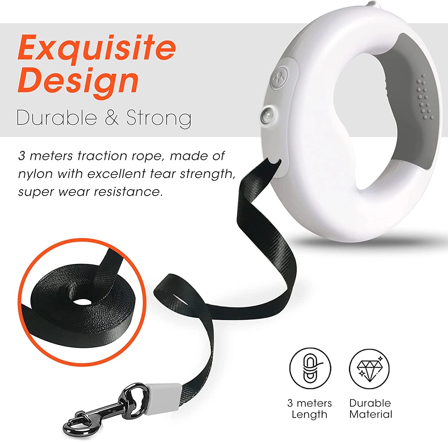 Retractable Dog Leash 4
