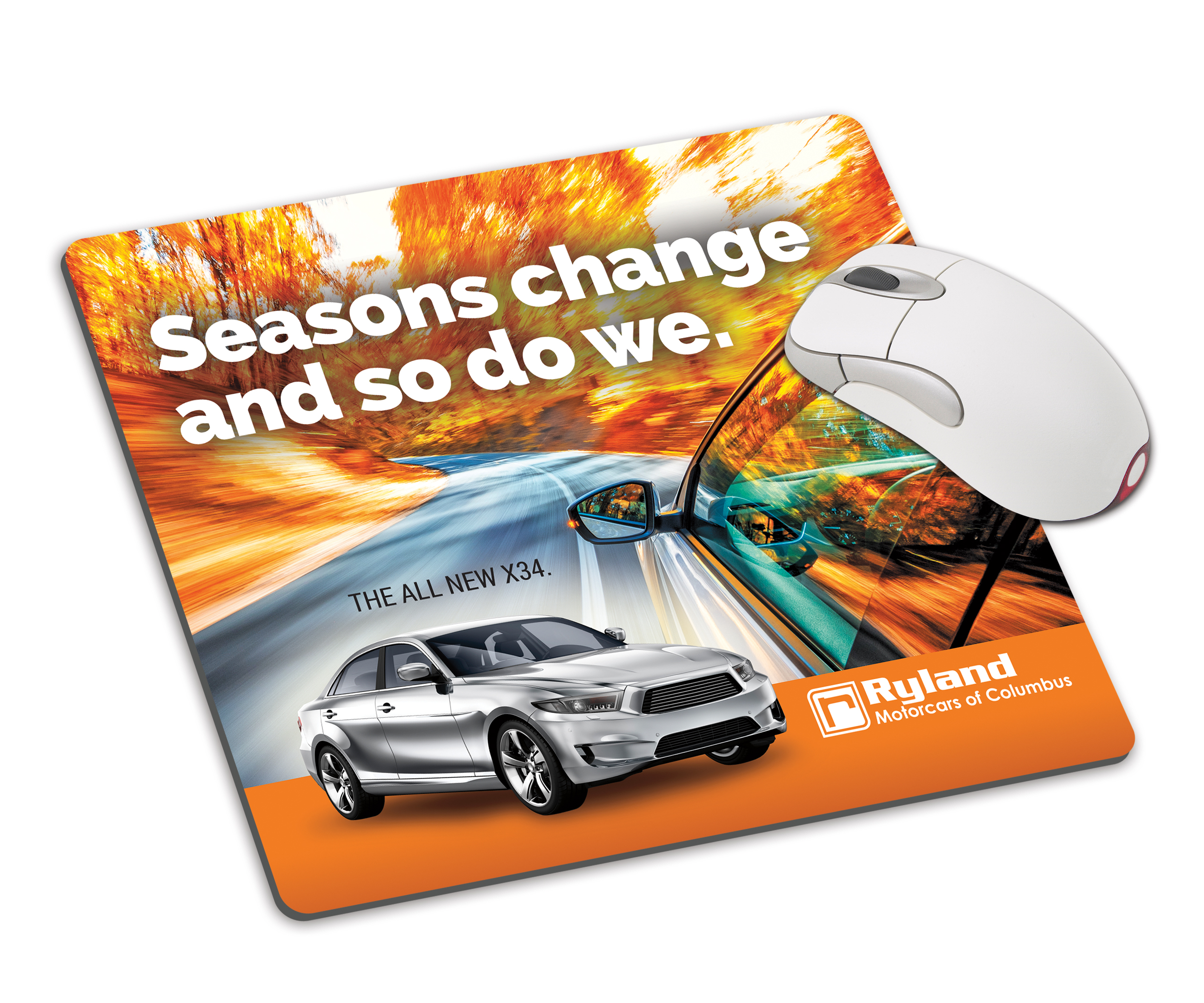 Good Value™ 1/4" Fabric Surface Mouse Pad (7-1/2" x 8-1/2")