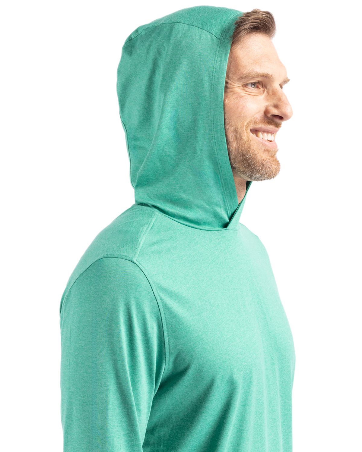 Cutter & Buck Coastline Recycled Double Peached Mens Hooded Pullover 79