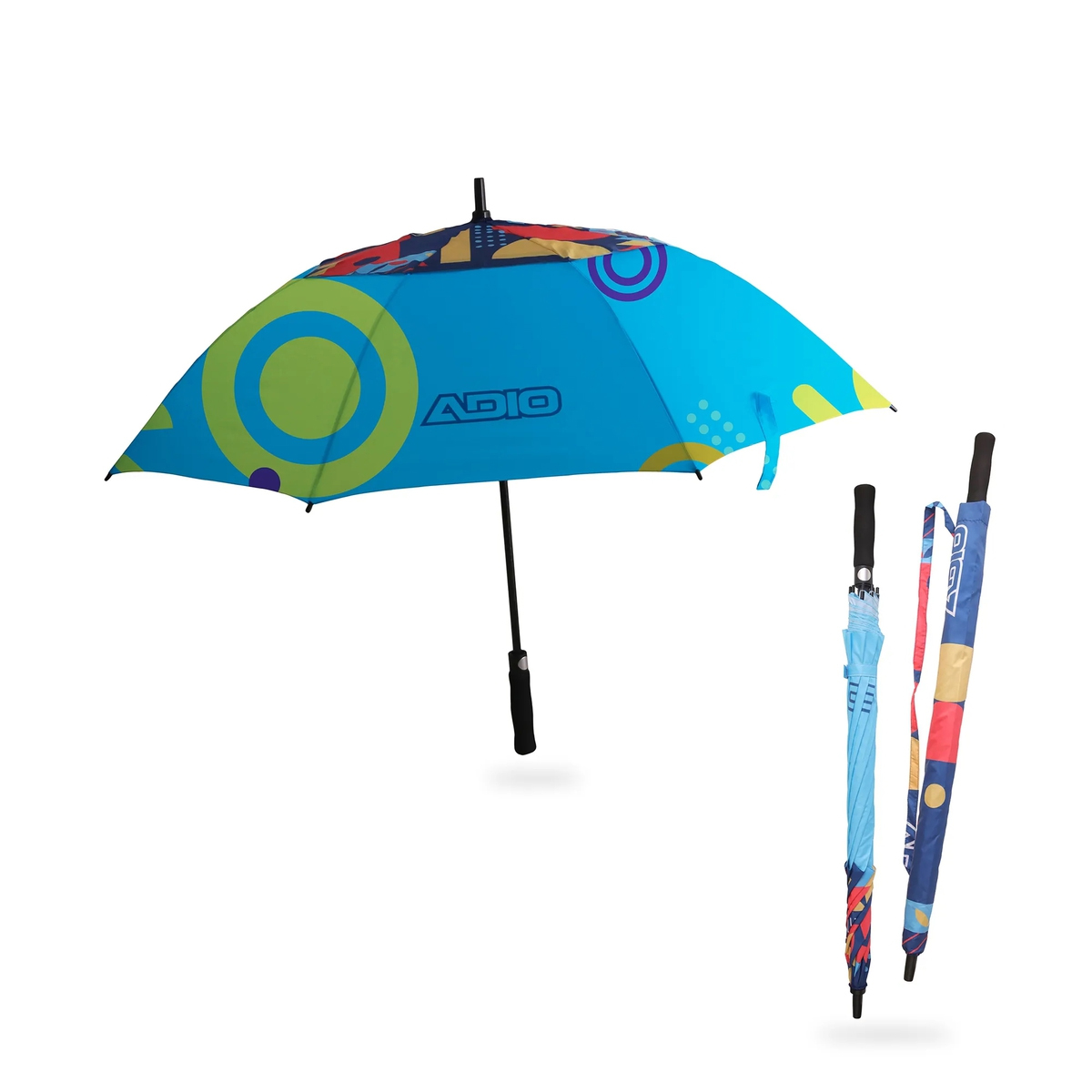 Full Color 30" Automatic Open Golf Umbrella 2