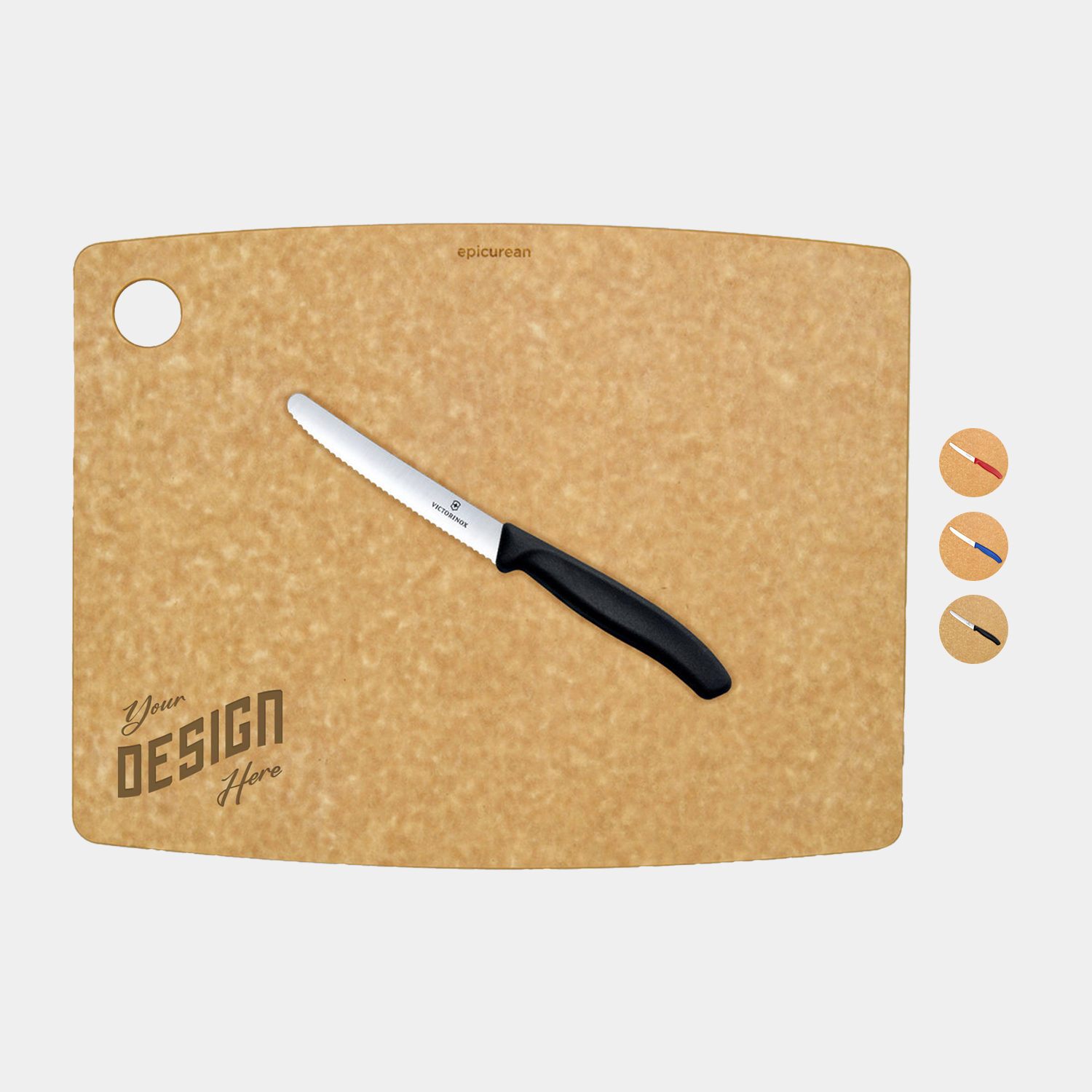 Epicurean - Victorinox® USA Made Gourmet Natural Cutting Board Combo Set 1