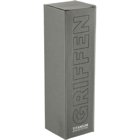 Griffen Titanium Sport Bottle 25oz, custom water bottle with logo imprint 33