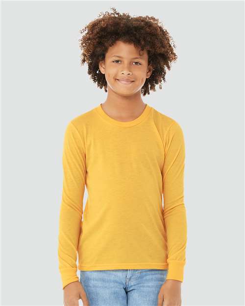 Youth Heather CVC Long Sleeve Tee - 3501YCVC 37
