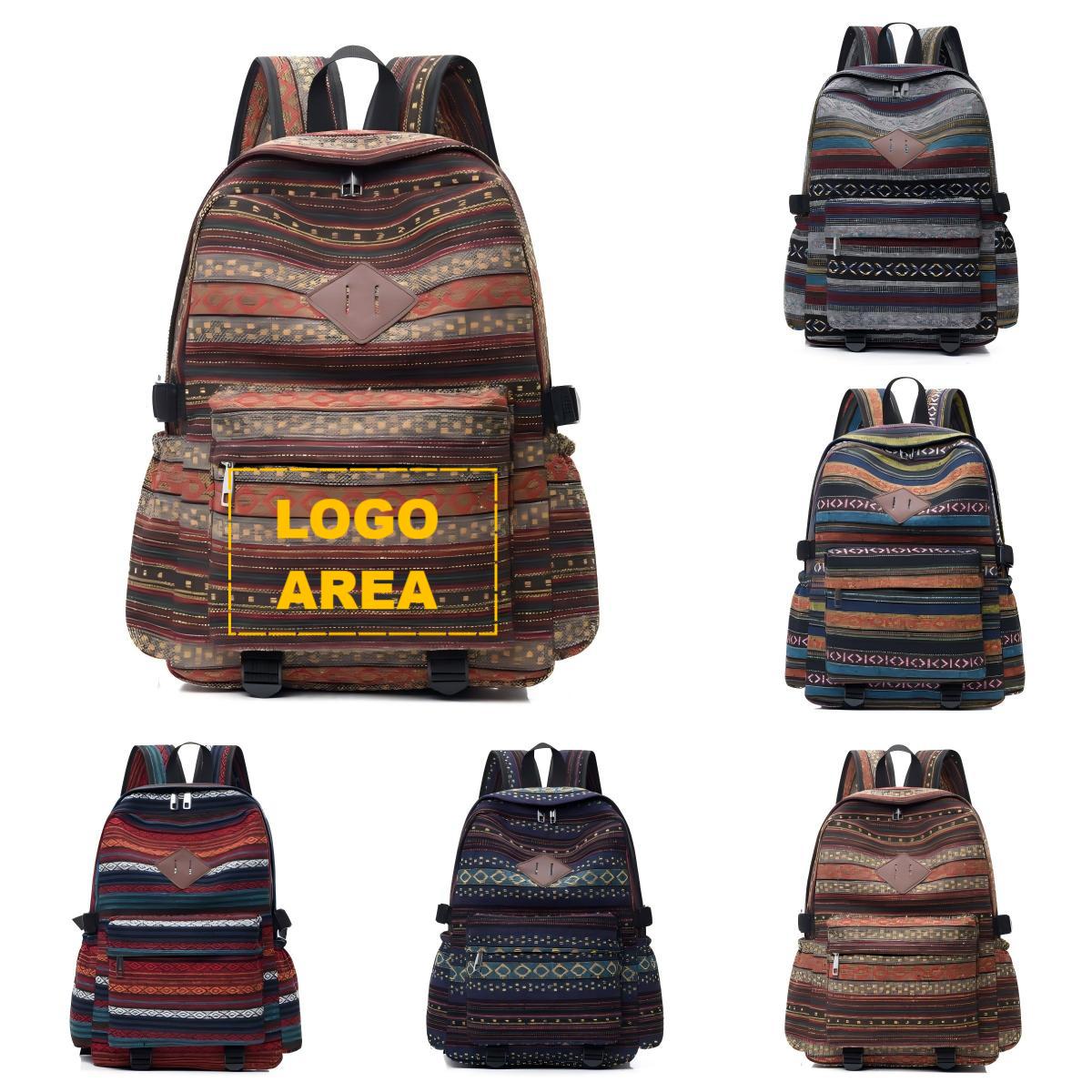 Purse- Boho Style Ethnic Backpack 2