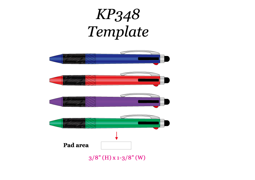 Bill Stylus Tool with 3 Colored Ballpoint Pens 4