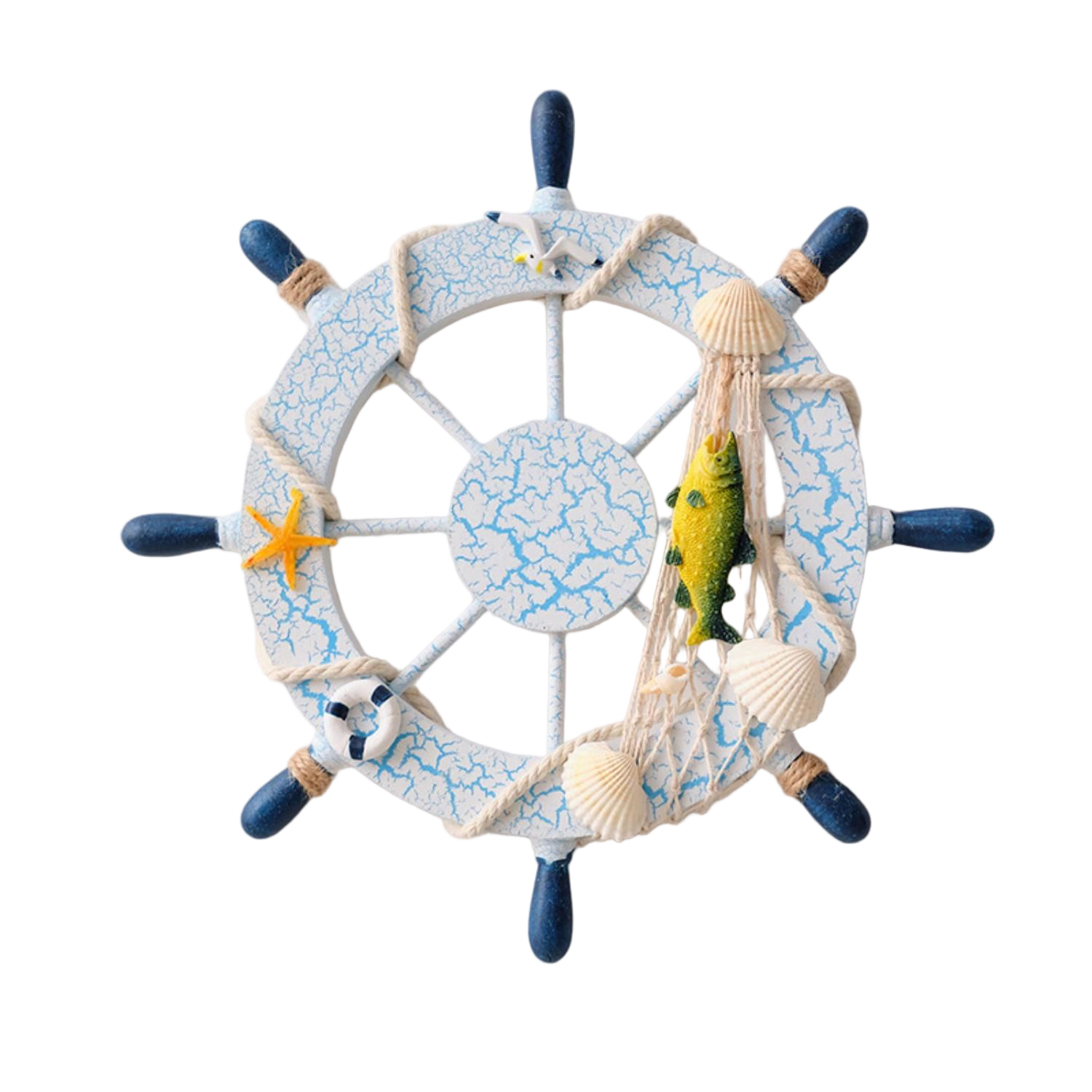 Wooden Nautical Ship Wheel Wall Decoration 15