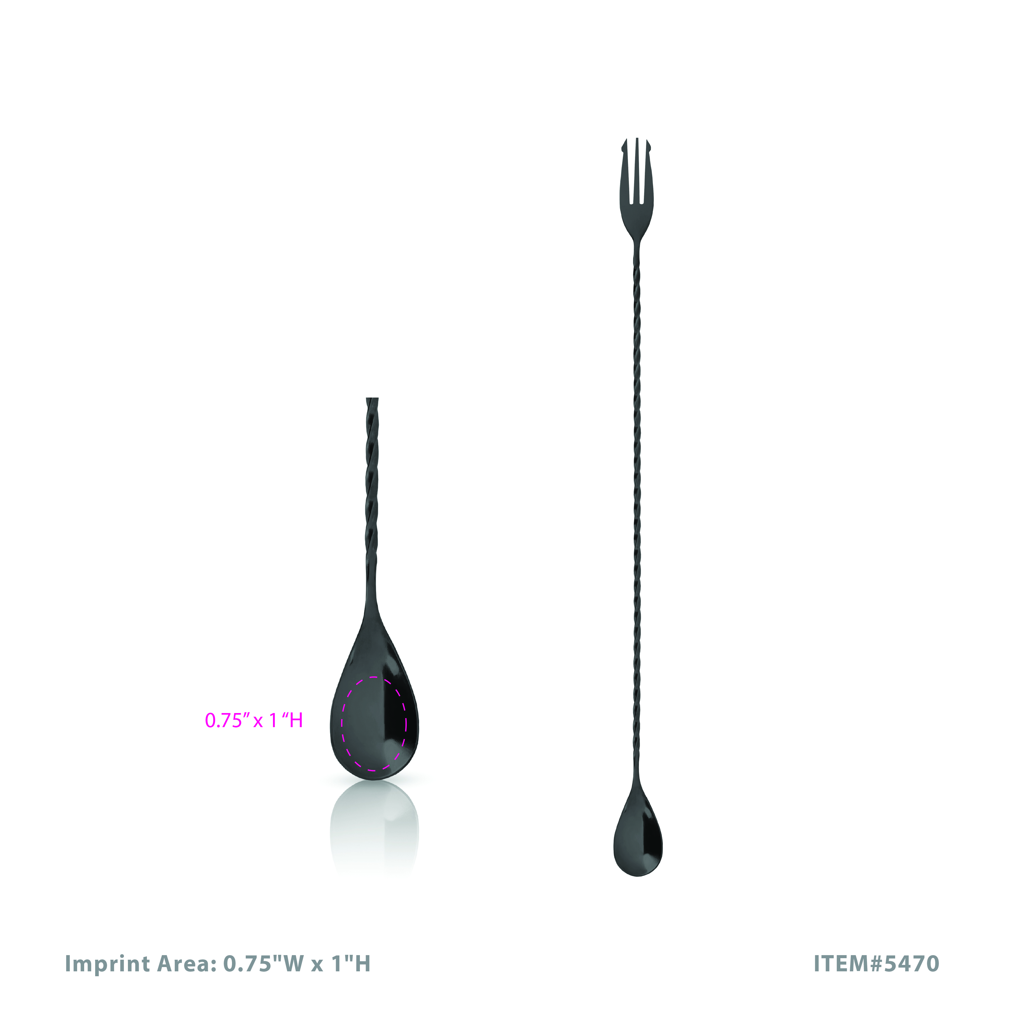 Viski® Trident Barspoon 4