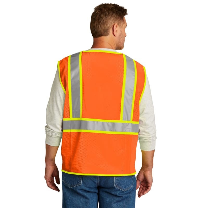 CornerStone ANSI 107 Class 2 Surveyor Zippered Two-Tone Vest. 9