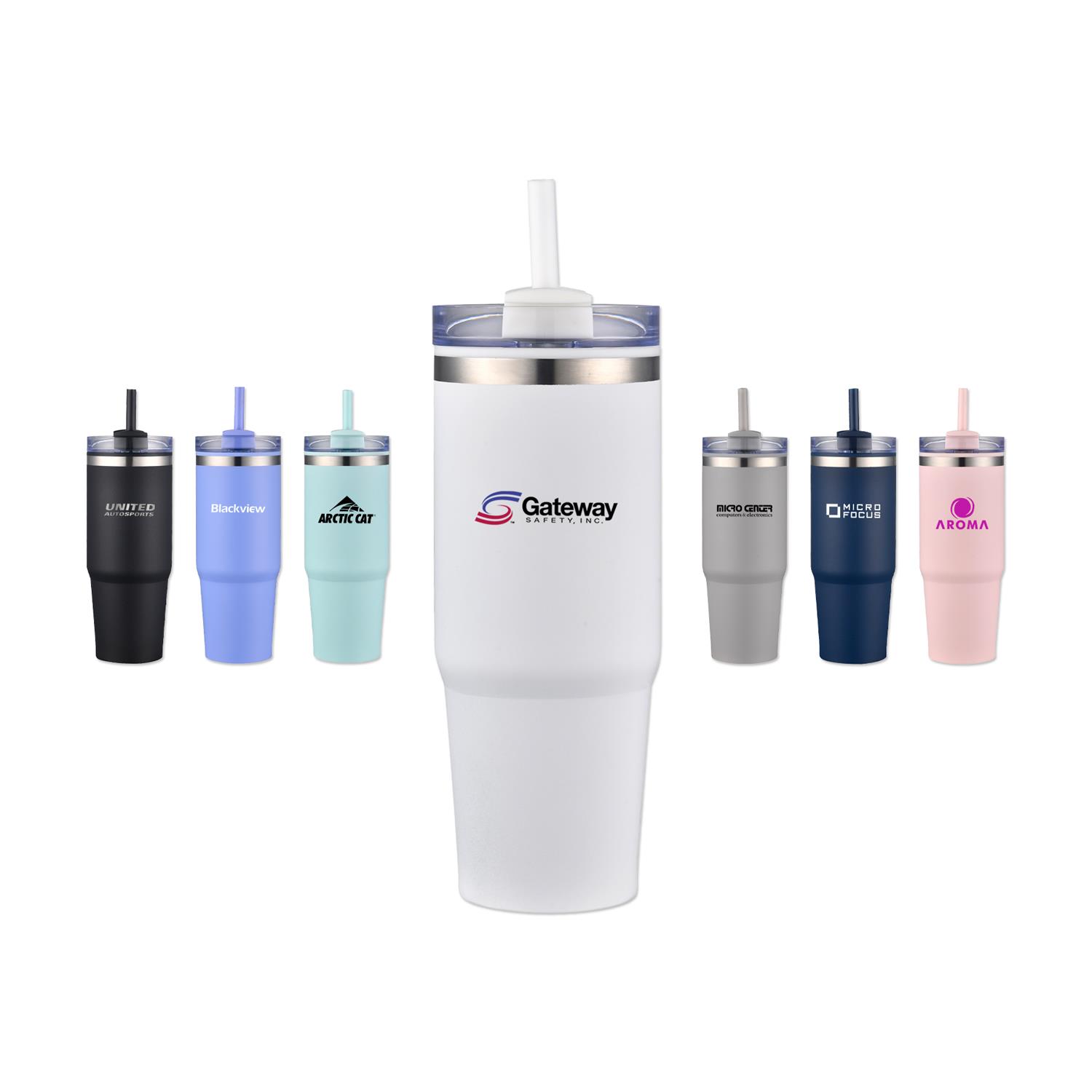 30 Oz. PP Inner Stainless Steel Outer Tumbler with Durable Coating