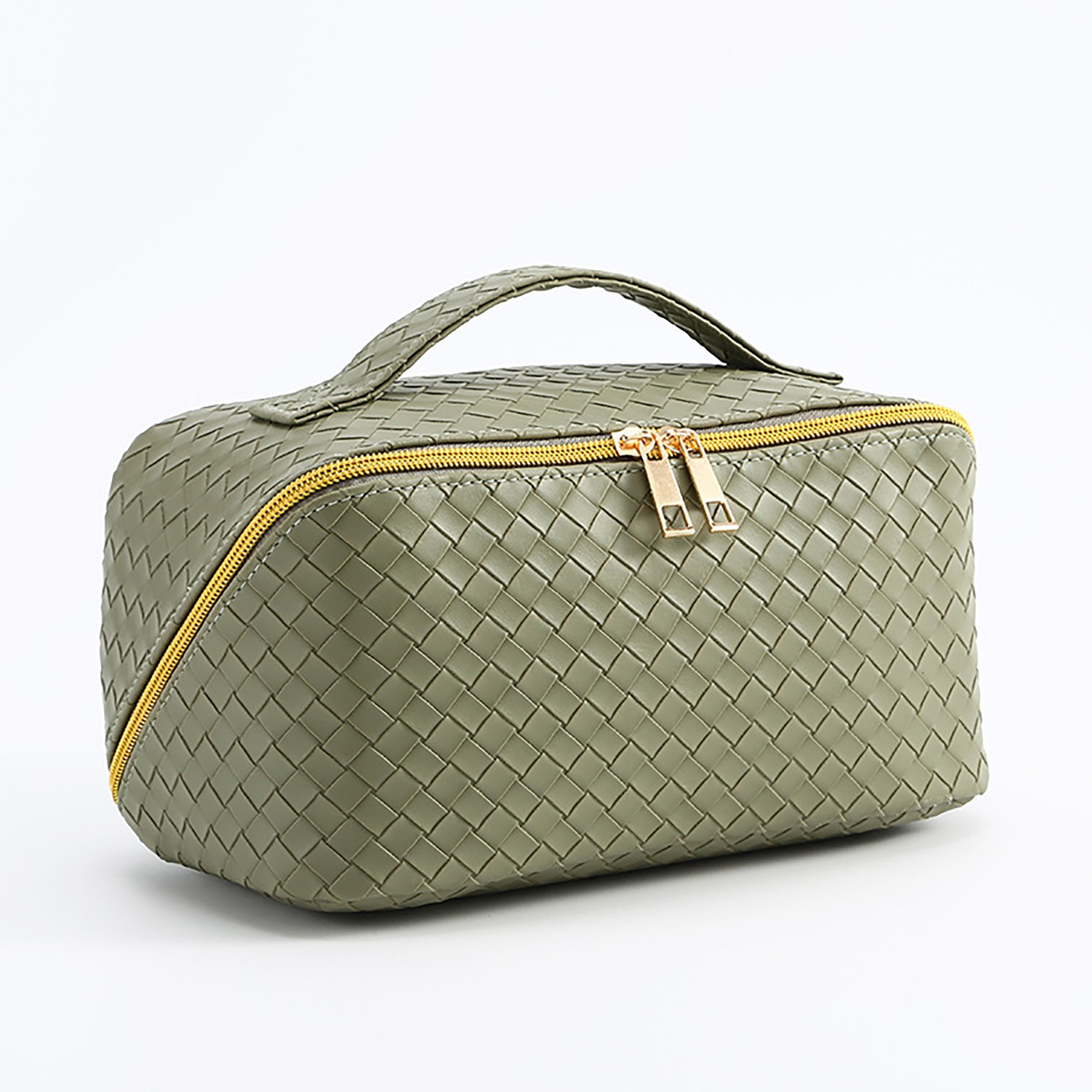 Large Capacity Leather Waterproof Makeup Bag 4