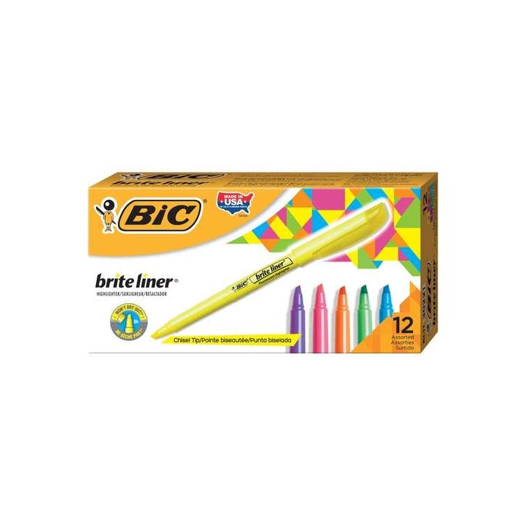 BIC Highlighters - Assorted 12 Pack 2