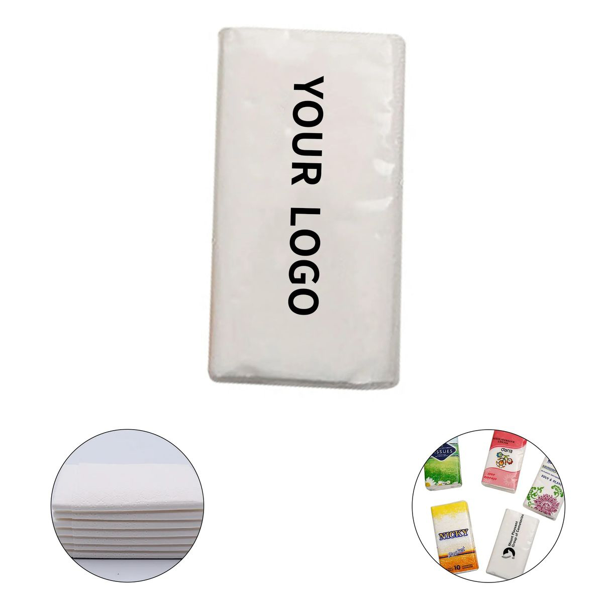 Mini Tissue Pack with 8 Sheets Compact and Portable 1
