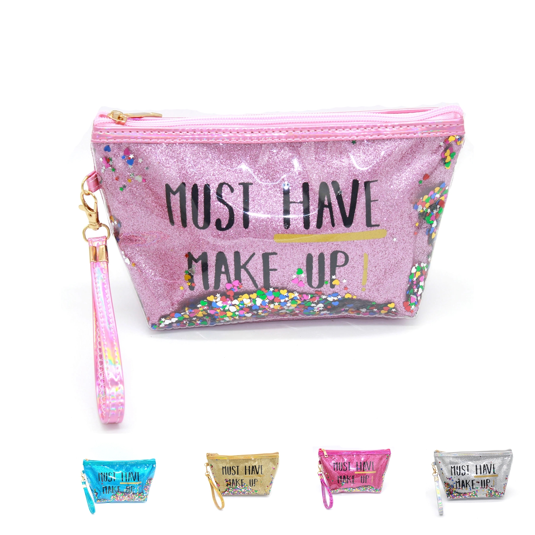 Fashion Creative Sequin Glitter Toiletry Pouch Cosmetic Bag 1