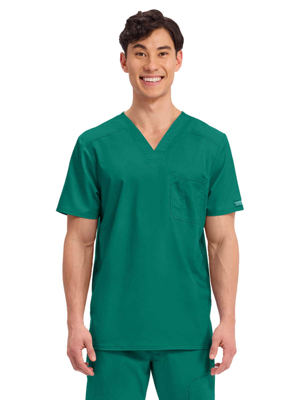 Cherokee - Workwear Revolution - Men's 1-Pocket Tuckable V-Neck Top 13