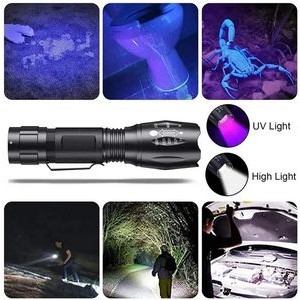 Aluminum Telescopic Handheld Flashlight LED 2