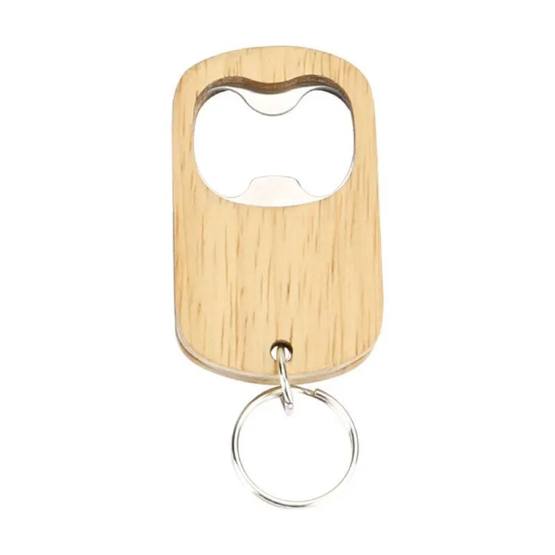Customized solid wood beer opener 5
