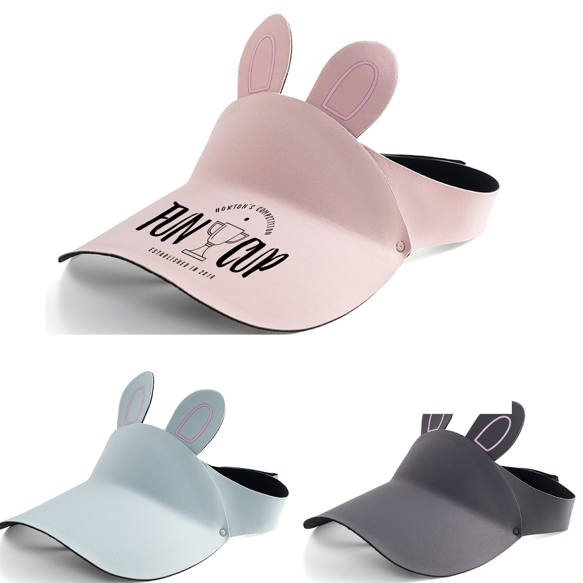 Kids's Foldable Sun Visor Bunny UV Protection 2