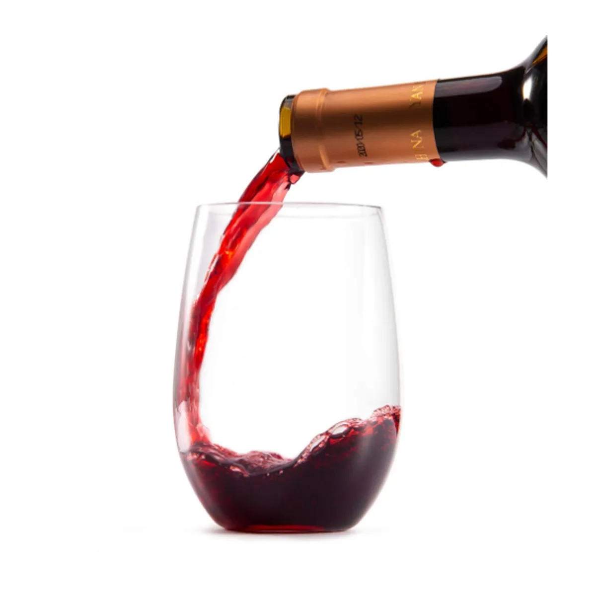 16 oz Stemless Plastic Wine Glass For Family Party 5