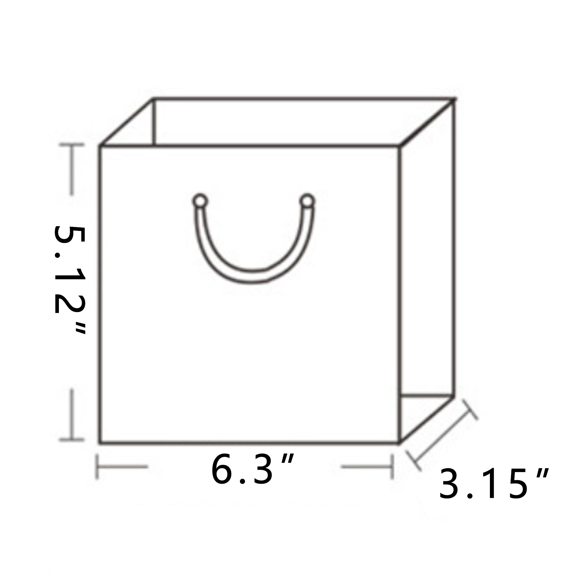 Eco-Friendly Ribbon Handle Kraft Paper Bag 2