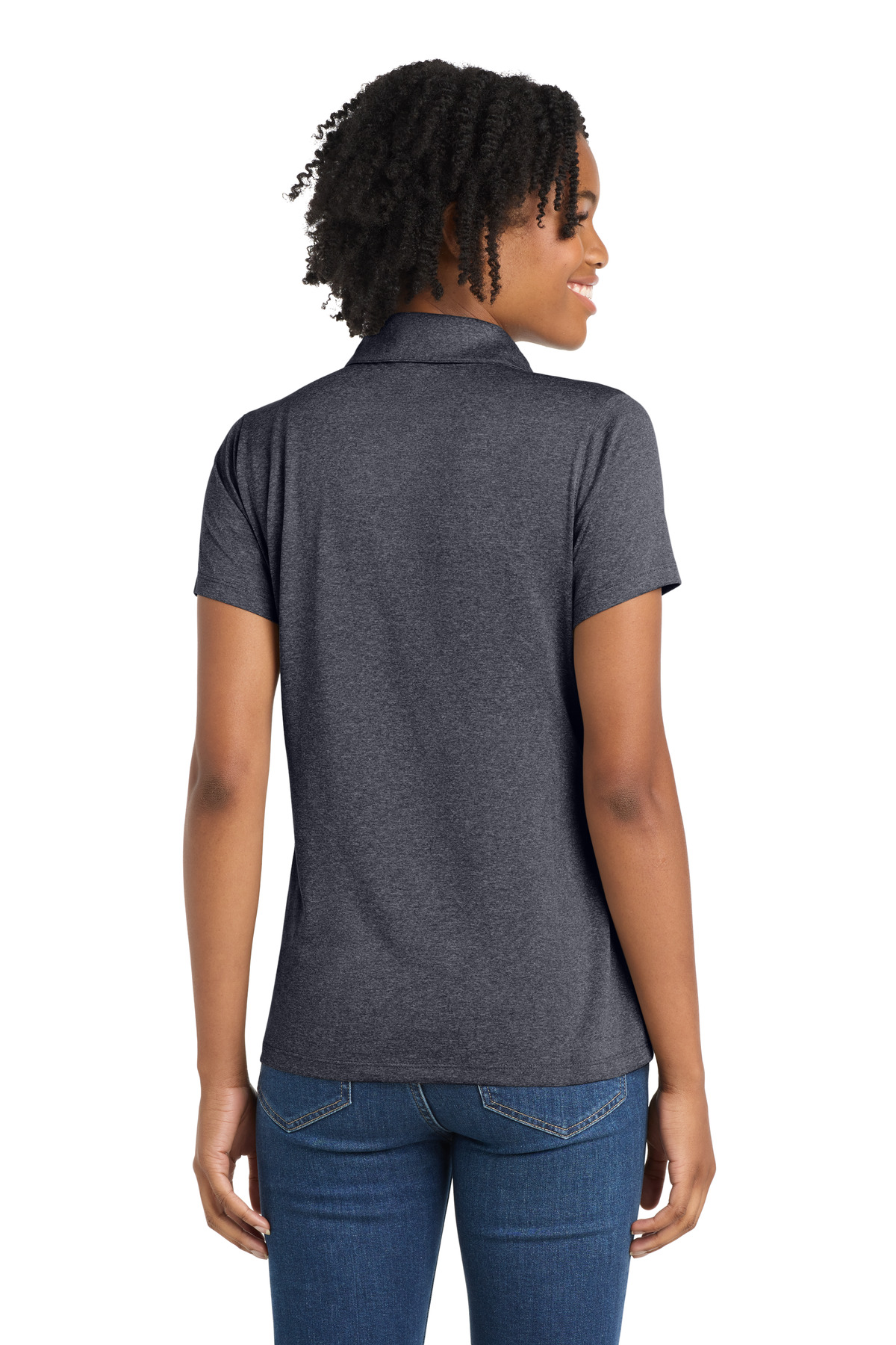 Sport-Tek Women's Heather Contender Polo. LST660 20