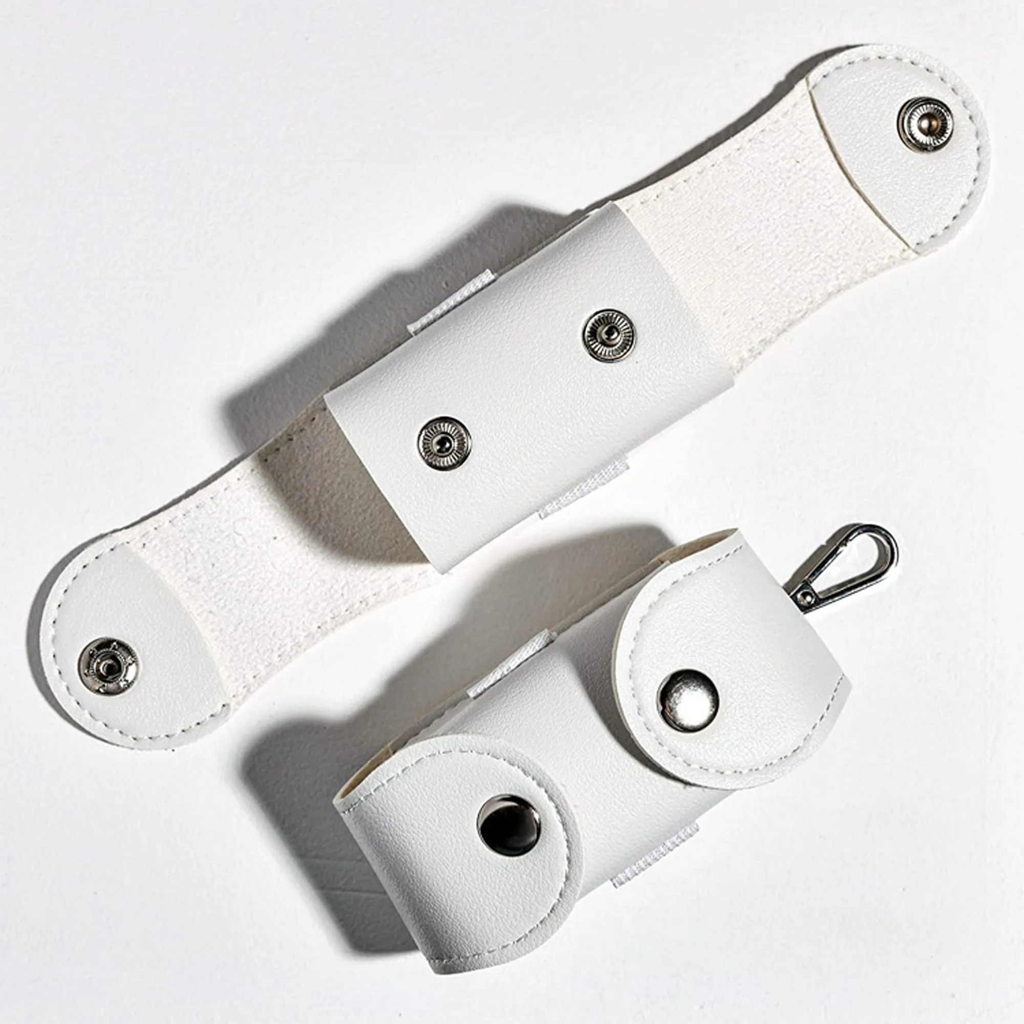 PU Leather Golf Ball Holder Waist Pouch 3