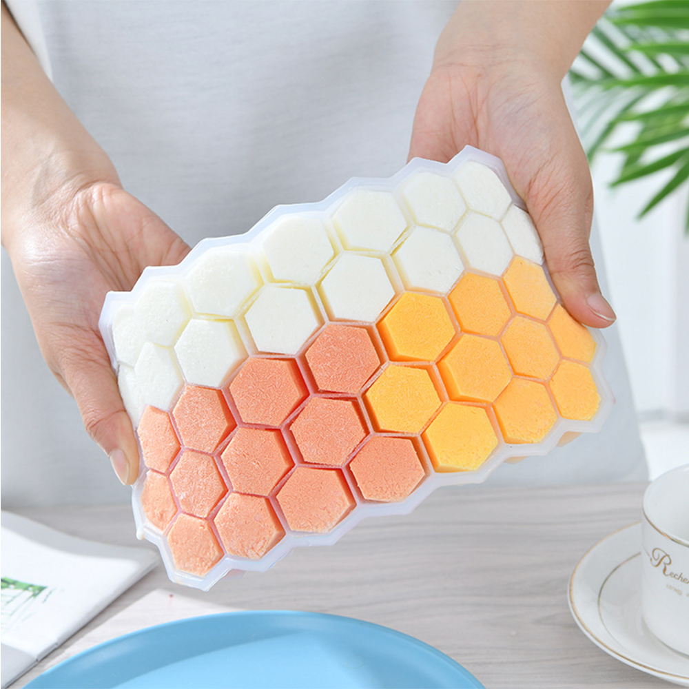Honeycomb Silicone Ice Cube Tray 12