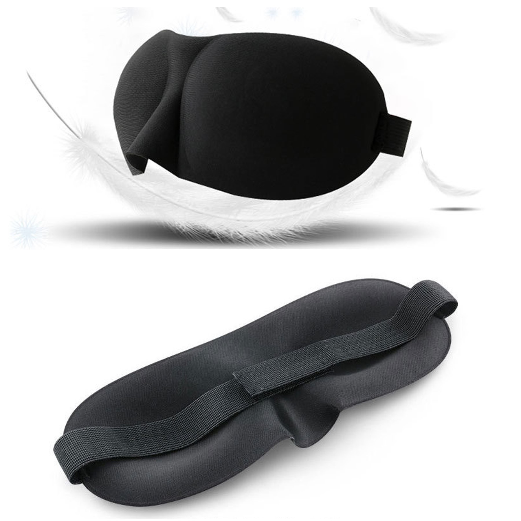 3D sleeping Eye Mask with pouch 2