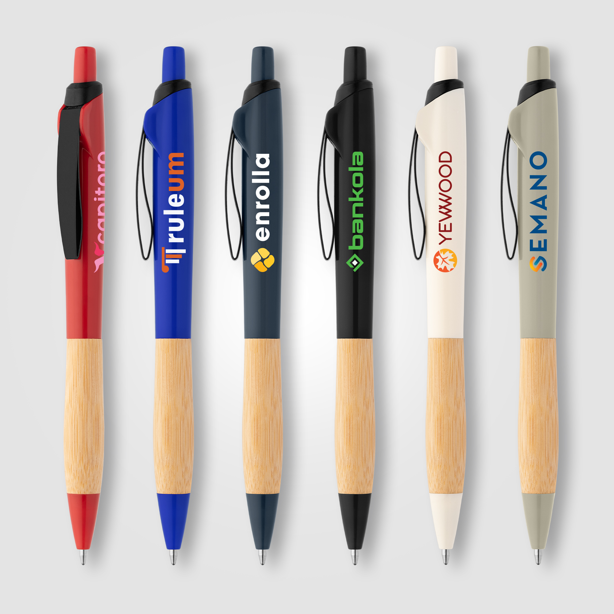 Crest Recycled Plastic Curvy Pen