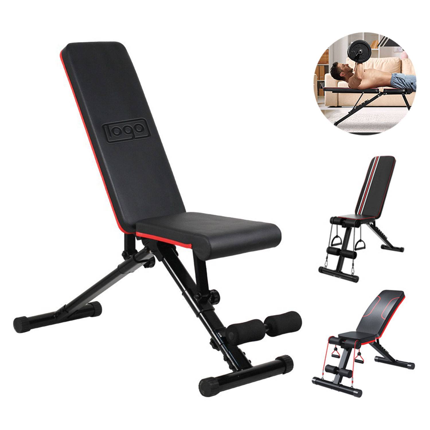 Foldable Dumbbell Bench Fitness Equipment 6
