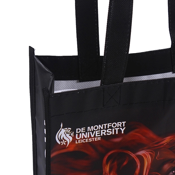 Full color non-woven foldable shopper tote bag 5