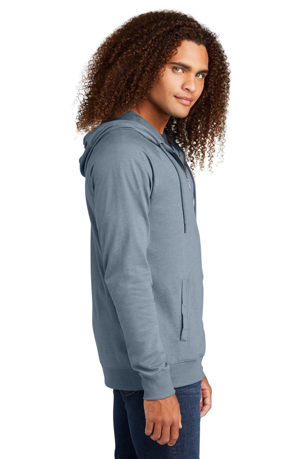 District Featherweight French Terry Full-Zip Hoodie DT573 11