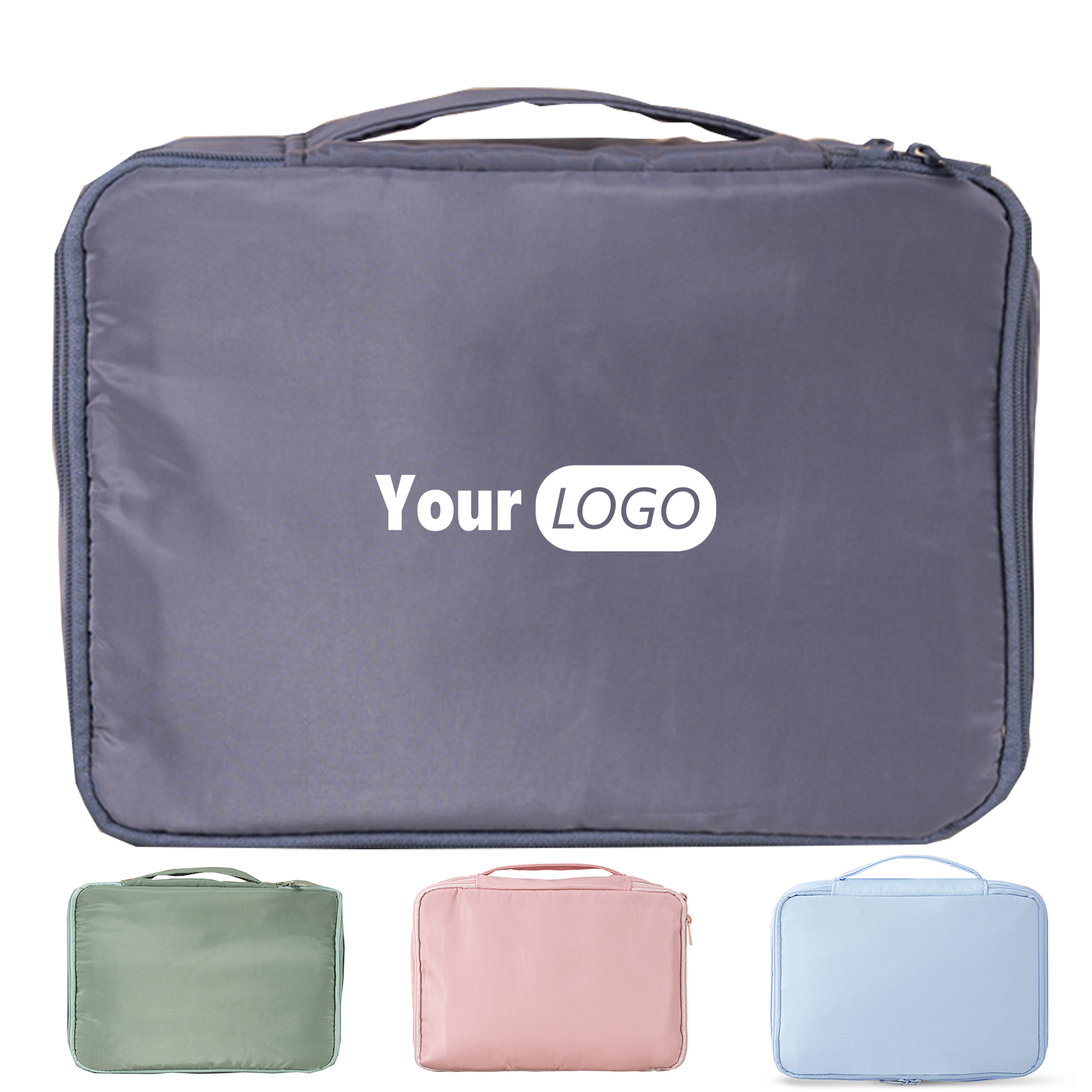 polyester Waterproof travel makeup bag 2