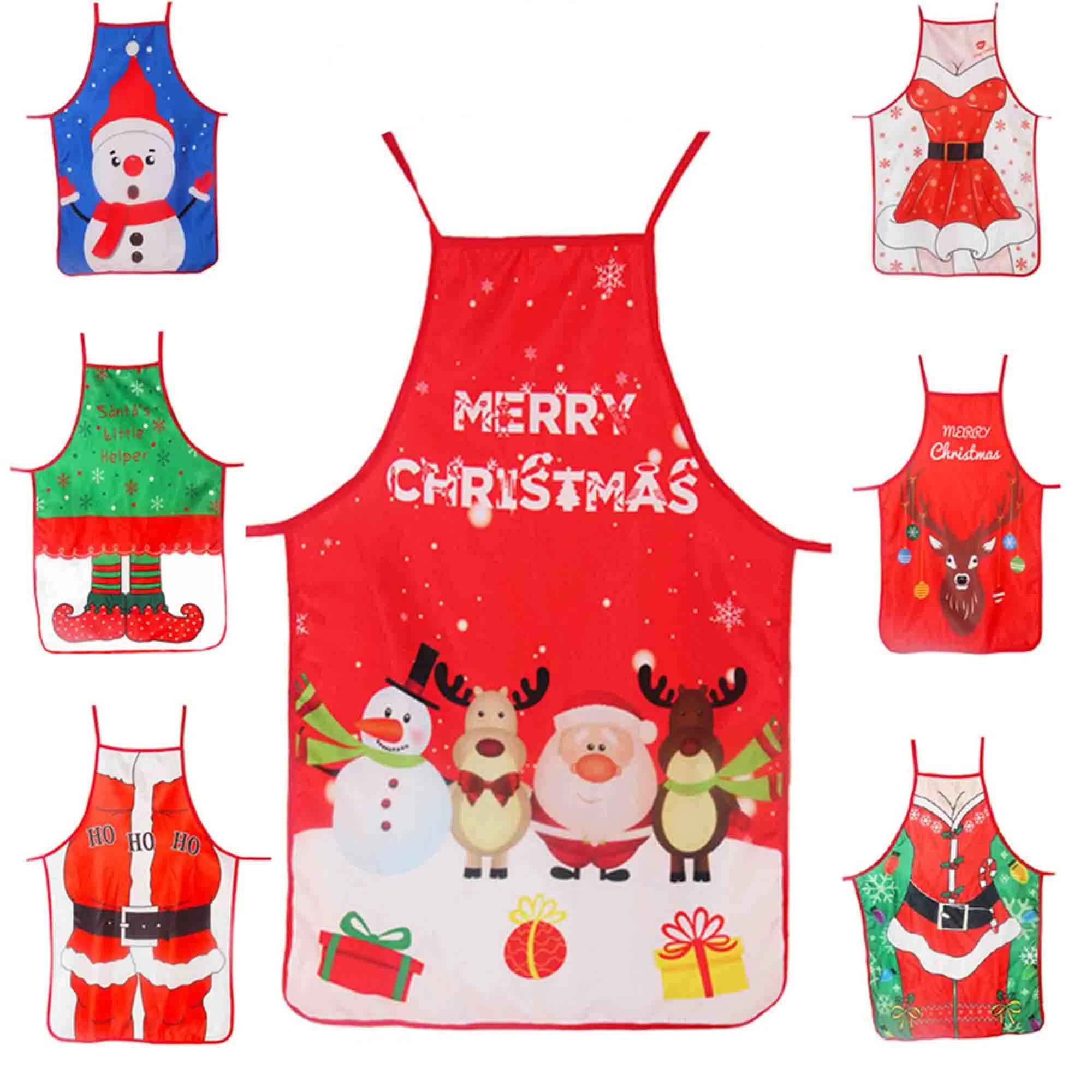 Christmas Canvas Cooking Apron