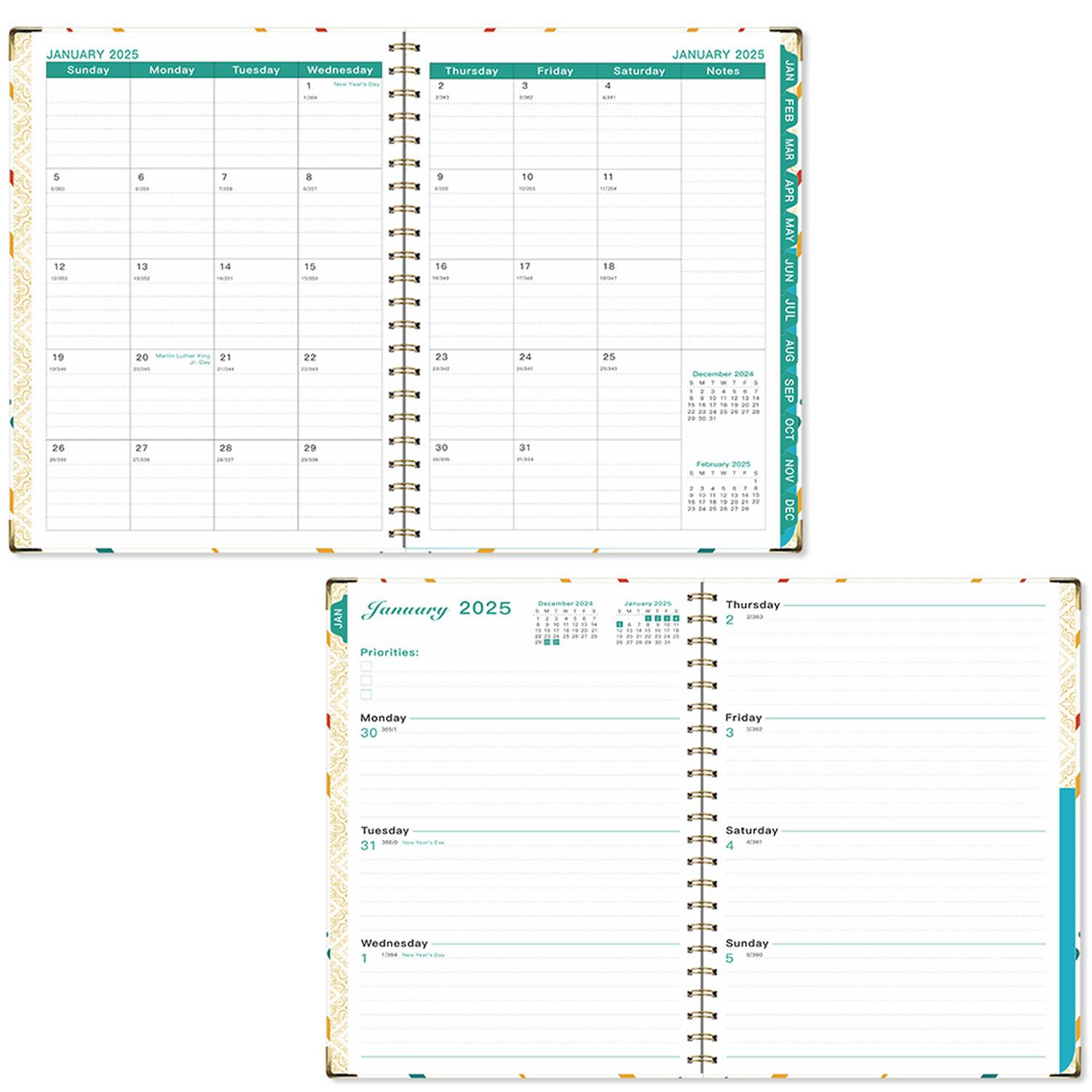 2025 Daily Agenda Planner 13