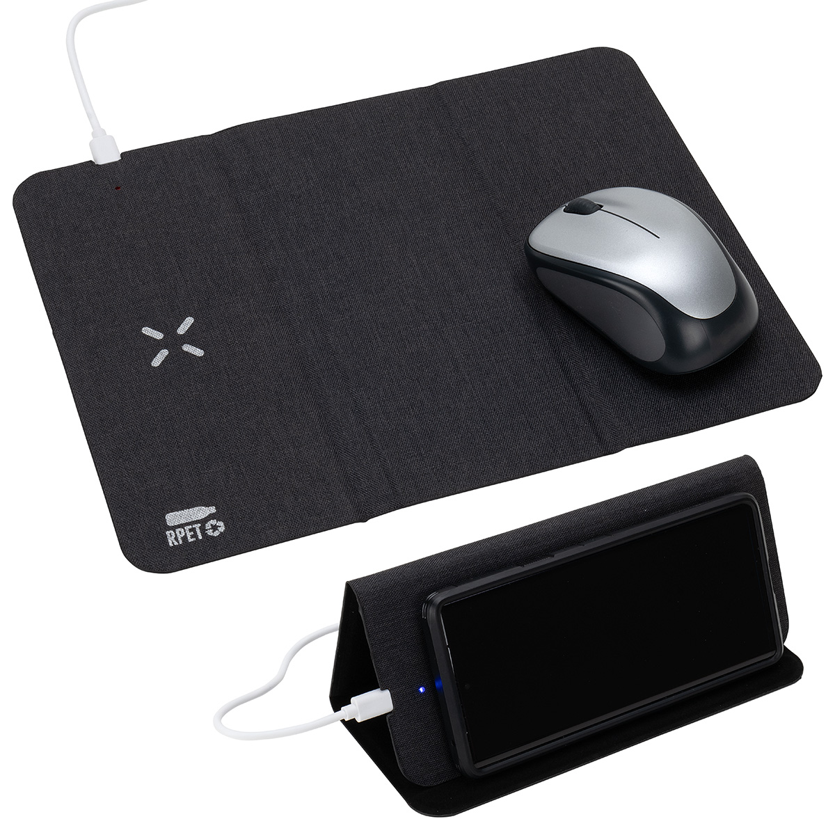 Acadia RPET Mouse Pad with 15W Wireless Charger 4