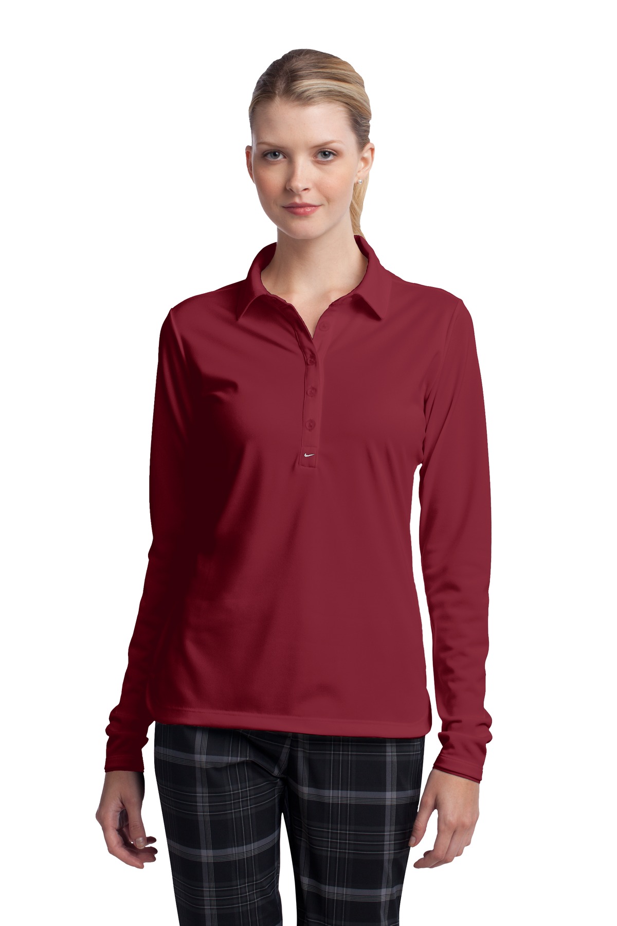 Nike Women's Long Sleeve Dri-FIT Stretch Tech Polo. 545322 3