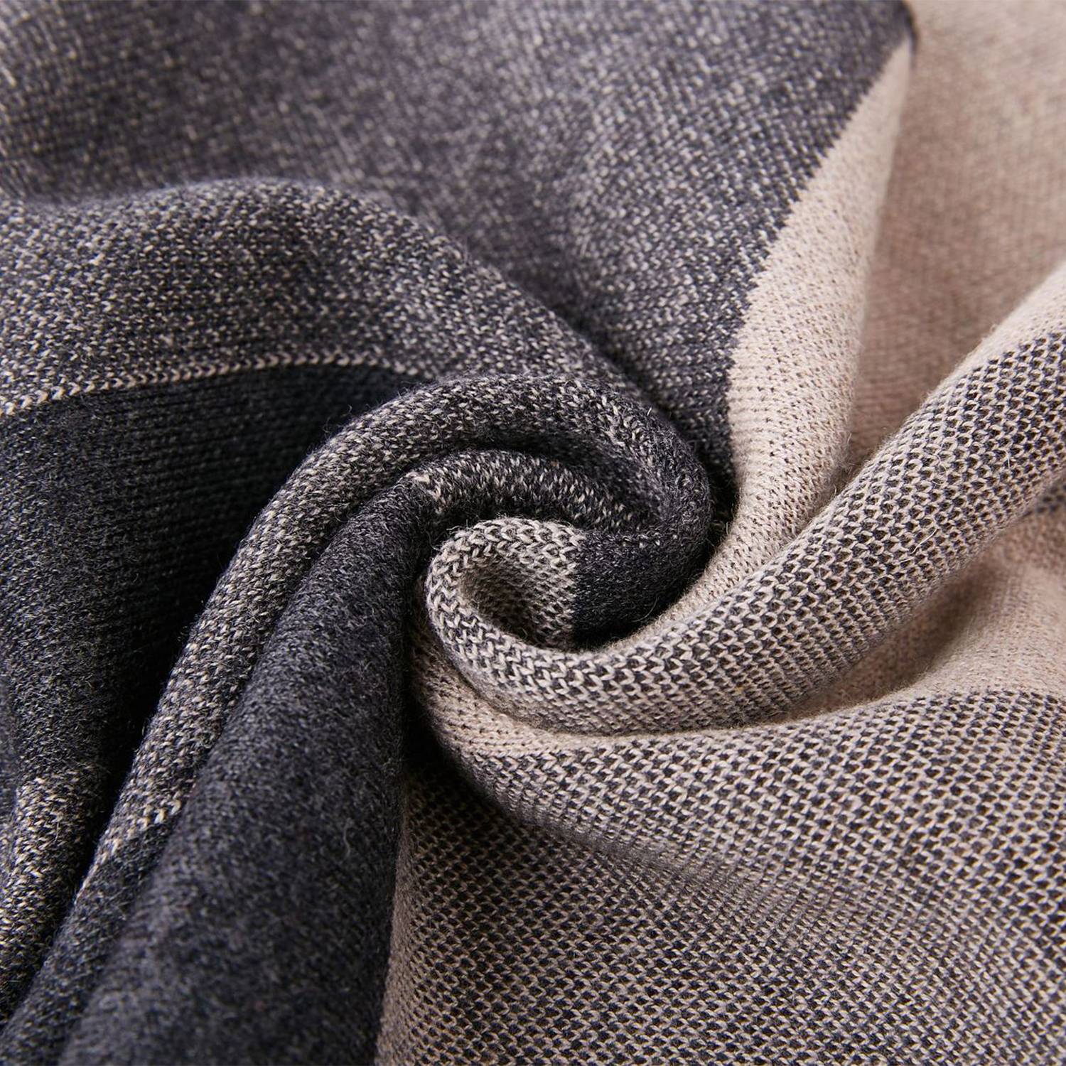 Colorblock Wool Scarf 3